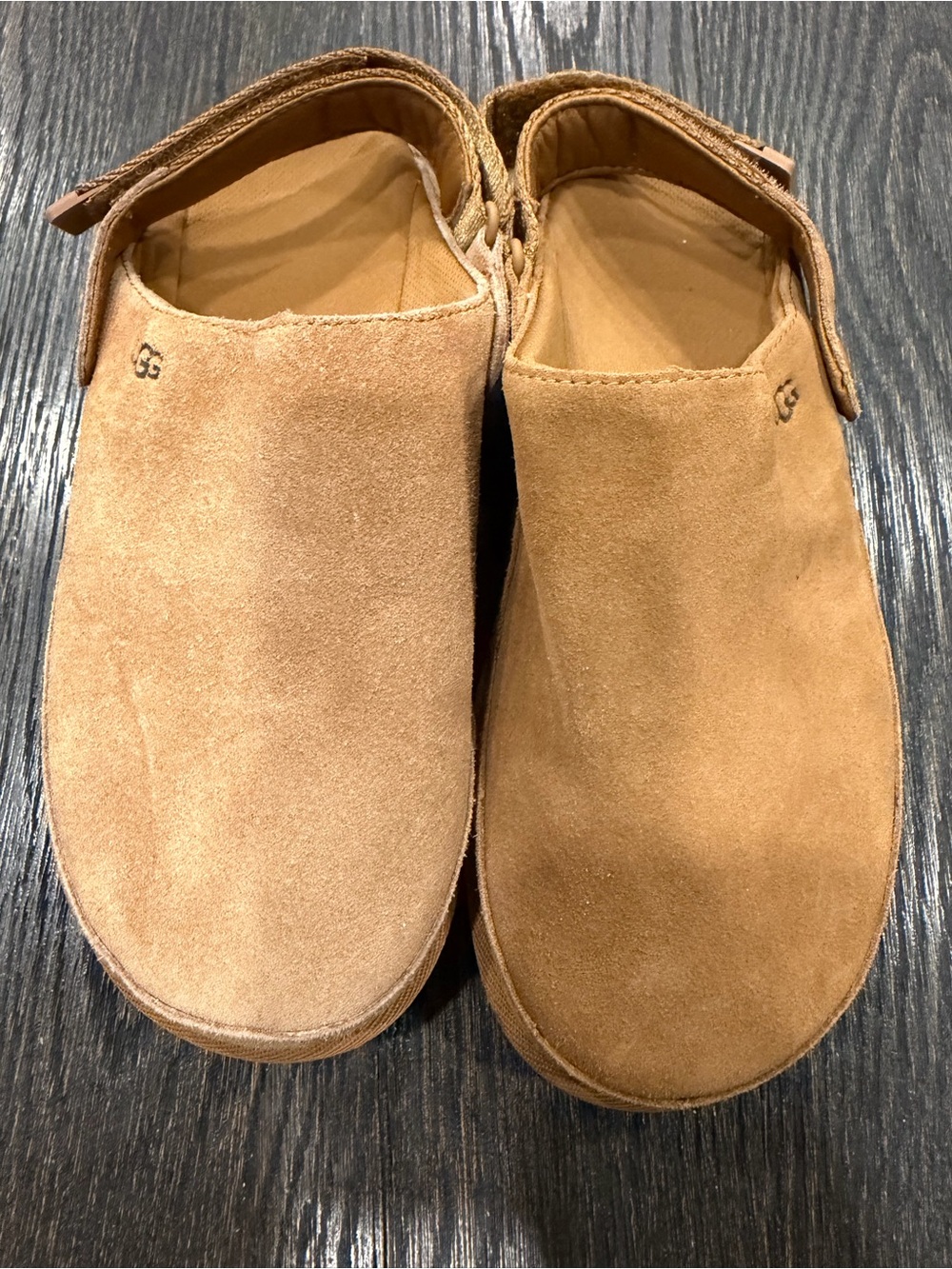 UGG Women's Goldenstar Slip On Slingback Clogs, Chestnut size 6